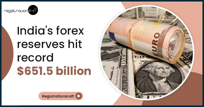 India's forex reserves hit record $651.5 billion