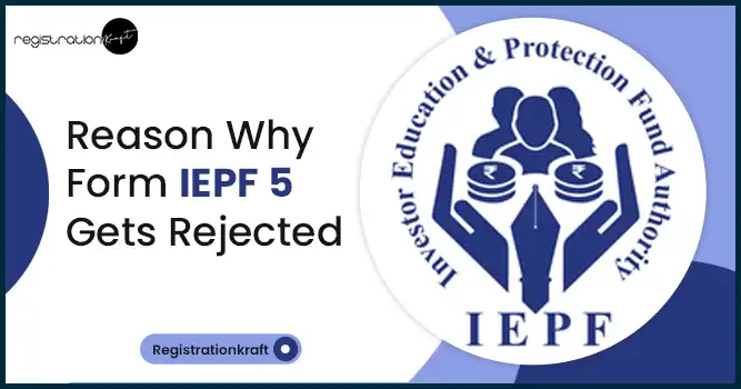 Rejection of IEPF Form 5