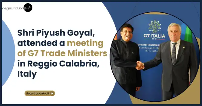 Union Minister of Commerce Shri Piyush Goyal holds meetings with counterparts at G7 Trade Ministers’ meet