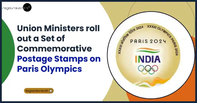 Set of Commemorative Postage Stamps on Paris Olympics